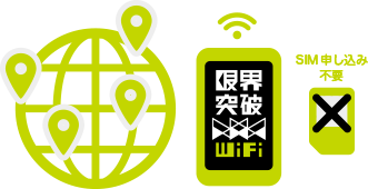 海外でも使えます(107ヶ国)